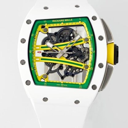 AAA Replica Richard Miller RM61-01 YOHAN BLAKE ZF Factory White Strap Mens Watch | aaafactory.io