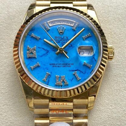 AAA Replica Rolex DayDate m128238-0071 8+ Factory Blue Dial Ladies Watches | aaafactory.io