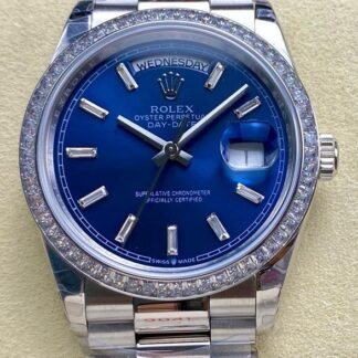 AAA Replica Rolex DayDate m128349rbr-0051 8+ Factory Blue Dial Ladies Watches | aaafactory.io