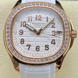 AAA Replica Patek Philippe AUQANAUT 5268-200R-001 GR Factory Diamond Bezel Ladies Watches | aaafactory.io