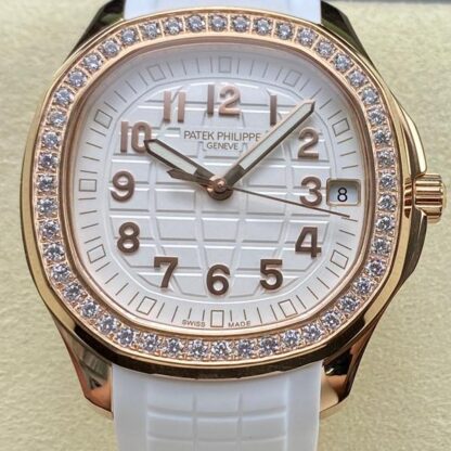 AAA Replica Patek Philippe AUQANAUT 5268/200R-001 GR Factory Diamond Bezel Ladies Watches | aaafactory.io